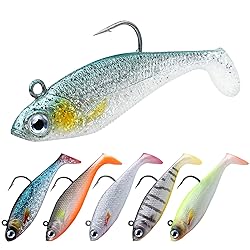 TRUSCEND Power Soft Fishing Lures Pre-Rigged BKK