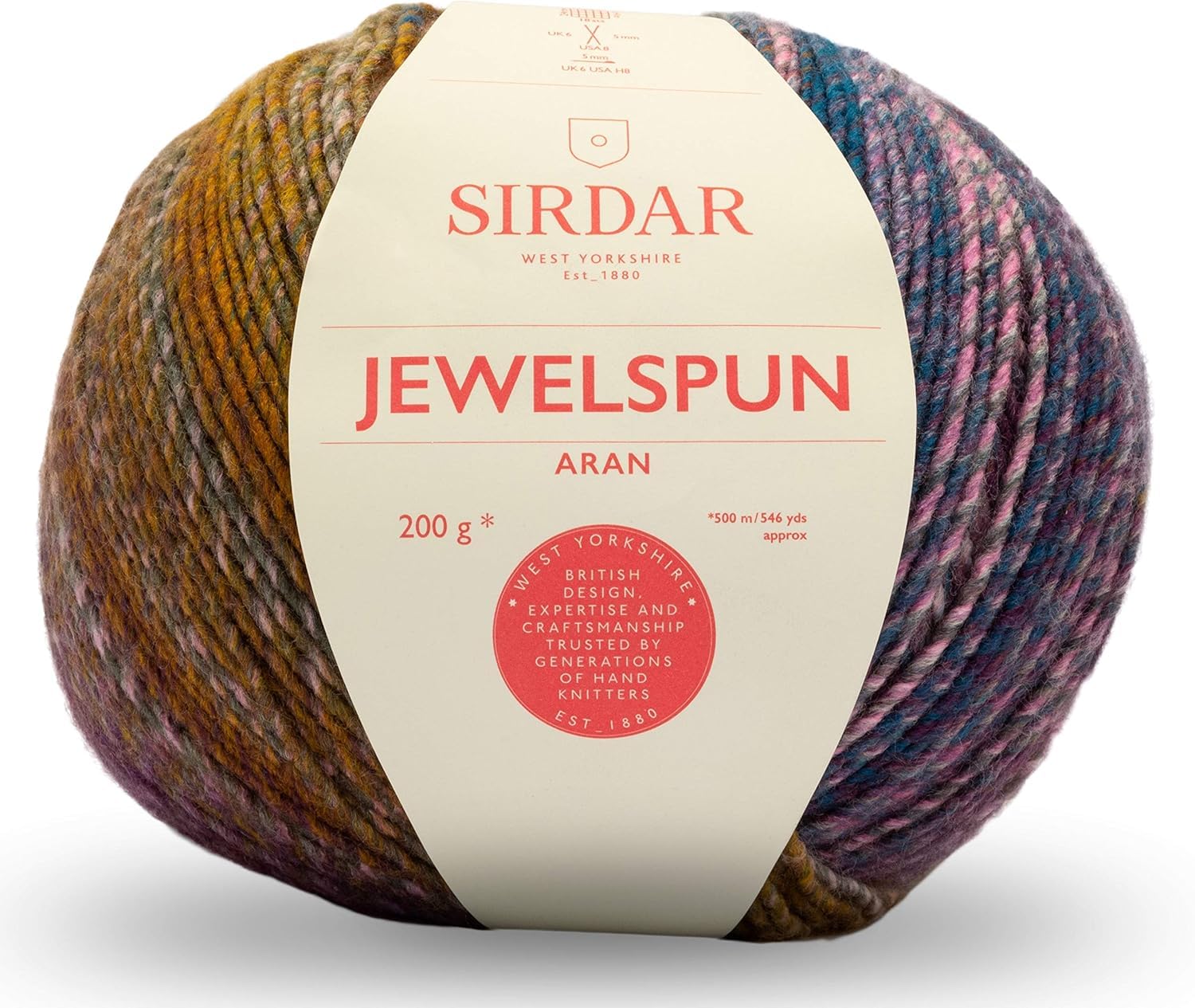 Sirdar Jewelspun Aran, Northern Lights (839), 200g