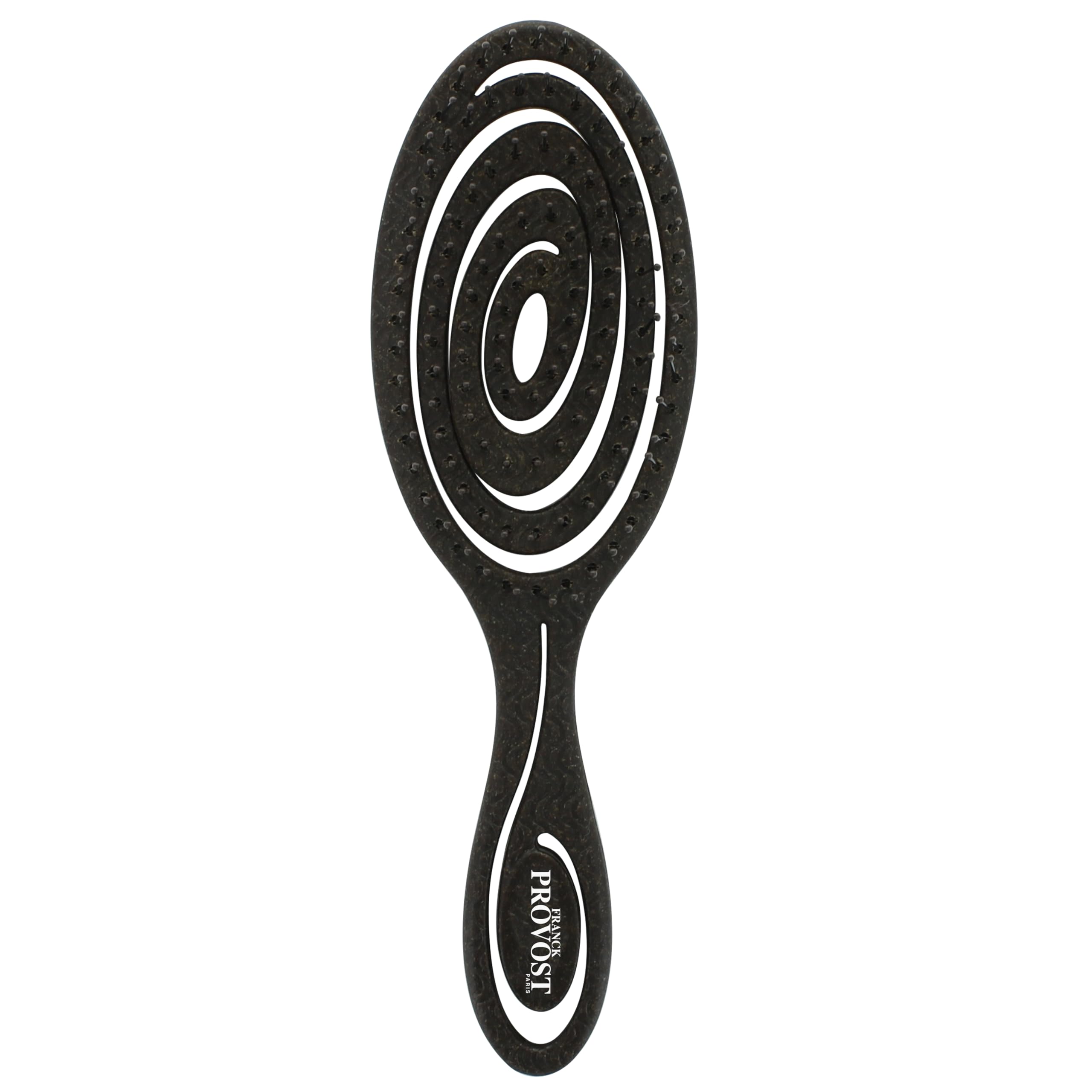 FRANCK PROVOST - Biodegradable hair brush - Made from coffee grounds - Ideal alternative to plastic - Ultra flexible bristles