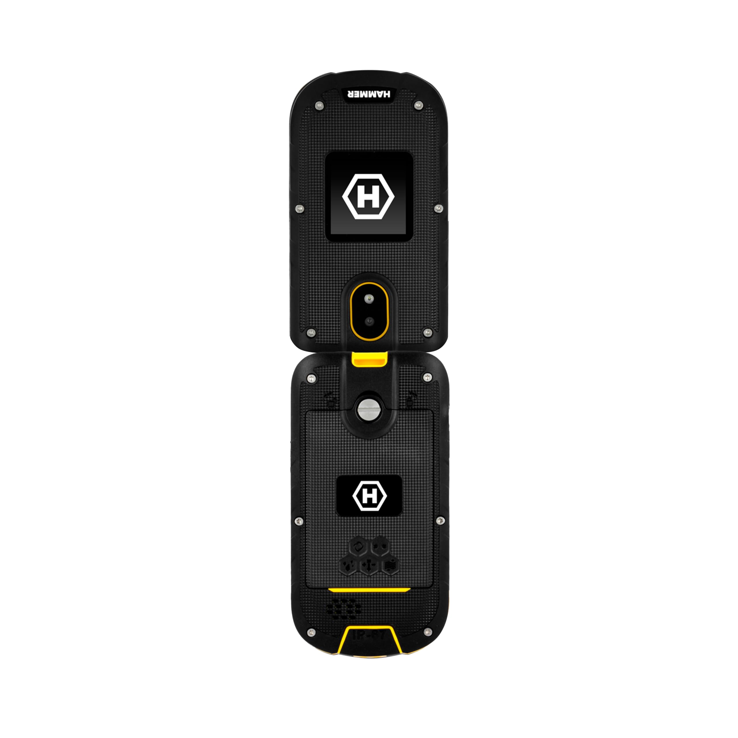 Robustes Klapphandy Hammer Bow LTE 4G ohne Vertrag wasserdicht staubdicht IP68 robust mit großem 1200mah Akku