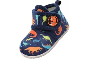 LeIsfIt Toddler Slippers Boys Girls House Slippers Kids Winter Boots Warm Lightweight House Shoes Non-slip Indoor Slipper Shoes