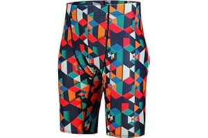 BELEROY Boys' Swim Jammers Competitive Swim Team Suit Youth Kids Athletic Swimming Shorts UPF 50+