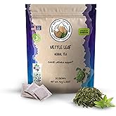 Ancient Paths Nettle Leaf Herbal Tea - Overall Wellness Support Nettle Tea - 100% Pure Dried Nettle Leaves - Energy Booster & Bone Support - Caffeine-Free Tea - USA Grown (20 Sachets)
