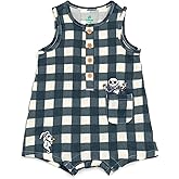 Disney Baby Sleeveless Gauze Romper Newborn to Infant Sizes (Newborn - 24 Months)