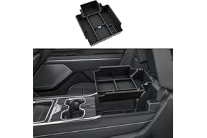 ECOZEN Center Console Organizer For 2024-2026 Chevy Silverado EV/2024-2026 GMC Sierra EV Accessories - Top Layer Armrest Stor