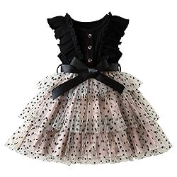 TTYAOVO Toddler Baby Dress Polka Dot Birthday