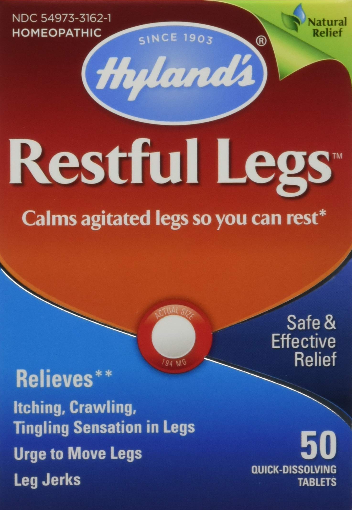 Buy Hyland's Restful Legs s 50 ea (Pack of 2) Online at desertcartINDIA