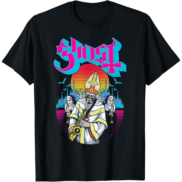 T-Shirt Unisex Ghost Opus Eponymous - Taglia M, Cotone Morbido, Stampe Ufficiali, Nero