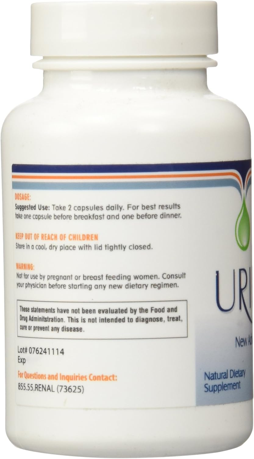 (1) Uriflow Natural Treatment for Kidney Stones - 60 Capsule: Health & Personal Care
