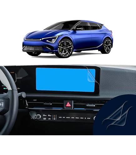 SXCY Displayschutzfolie Für Kia EV6 2025 – 4 Stück, Nano-Beschichtung, Für 12,3 Zoll Display