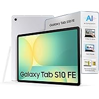 Samsung Galaxy Tab S10 FE Silver 128GB (WiFi only) - AI Tablet, 10.9", 90Hz, 13MP Camera, IP68, S Pen Included, Large Display