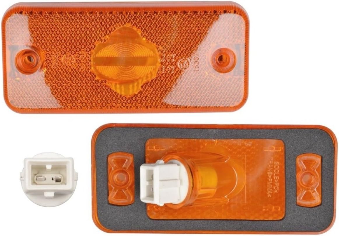 2x Orange Amber Indicator Side Marker Lights for Boxer 2006> Ducato