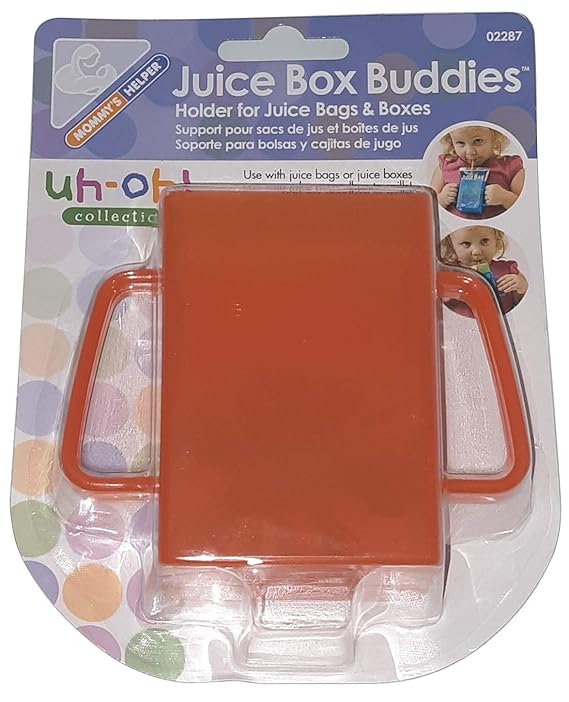 2PACK Mommys Helper Juice Box Buddies Holder for Juice