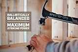 Spec Ops SPEC-M20SF-S 20 oz Nailing Hammer Rip Claw Smooth Face view 4