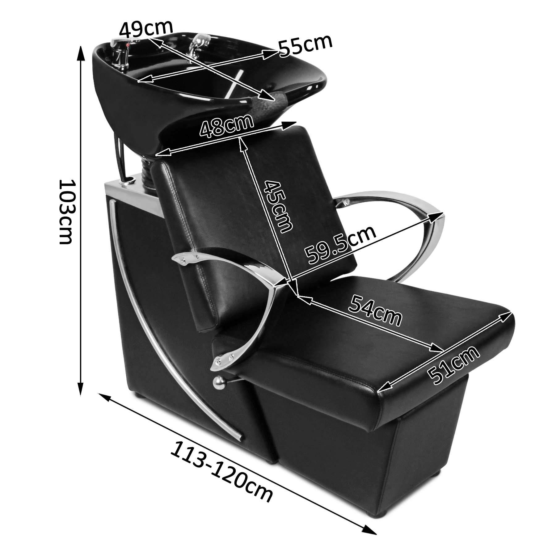Lillyvale® Hair Washing Backwash Unit Back wash Salon Barber Chair