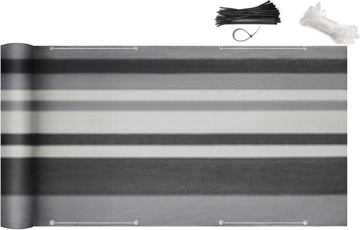 Sekey Pantalla para Balcón Jardín Protección de Privacidad HDPE 180 g