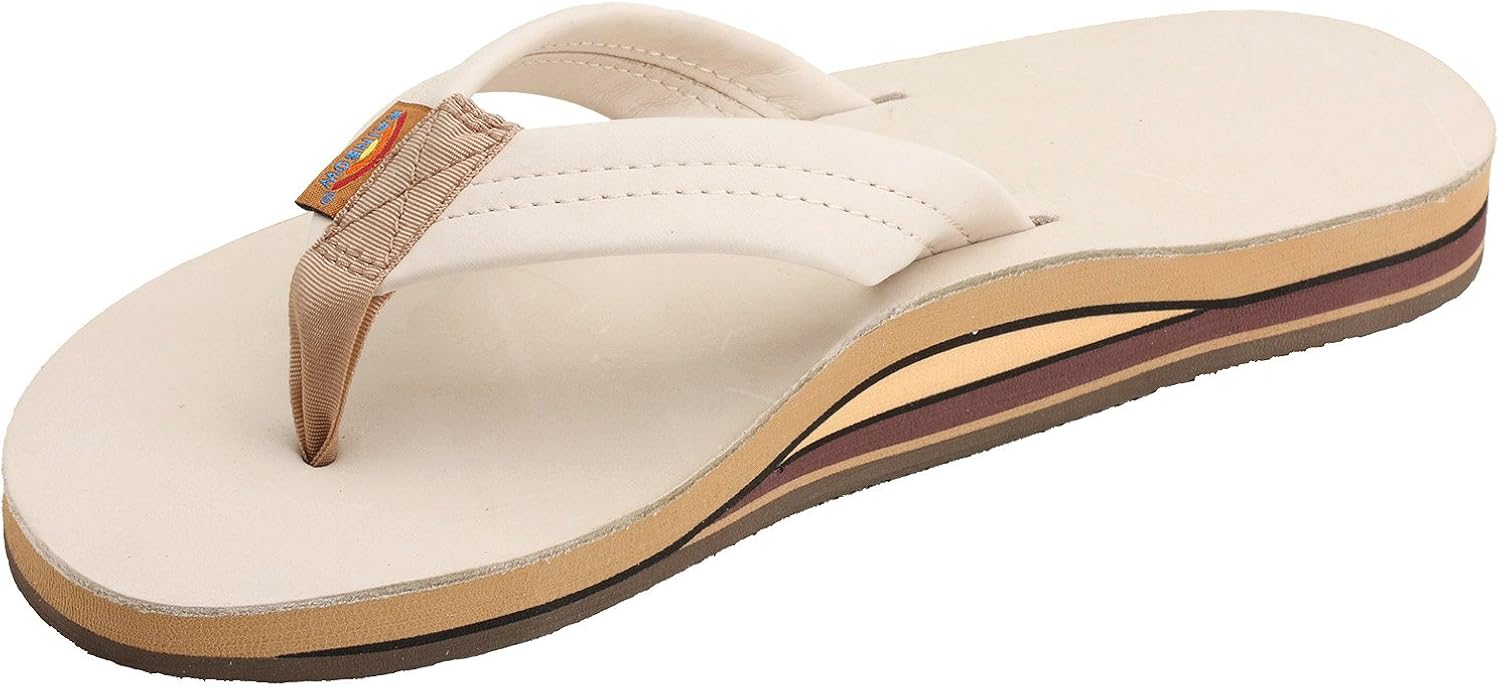 rainbow sandals mens double layer