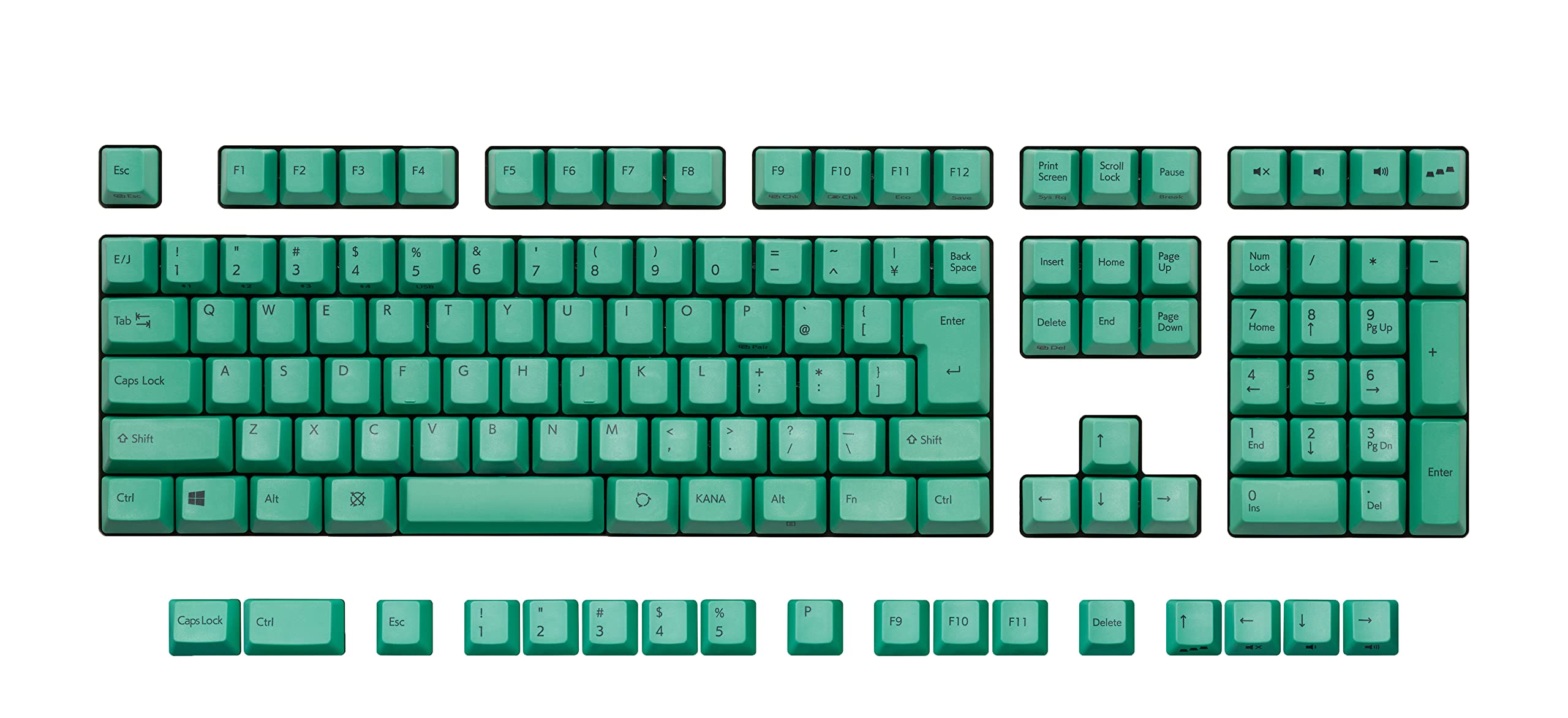 Mua REALFORCE リアルフォース 東プレ R3 キーボード R3S キーボード 対応 カラーキーキャップセット 日本語配列 129 ...