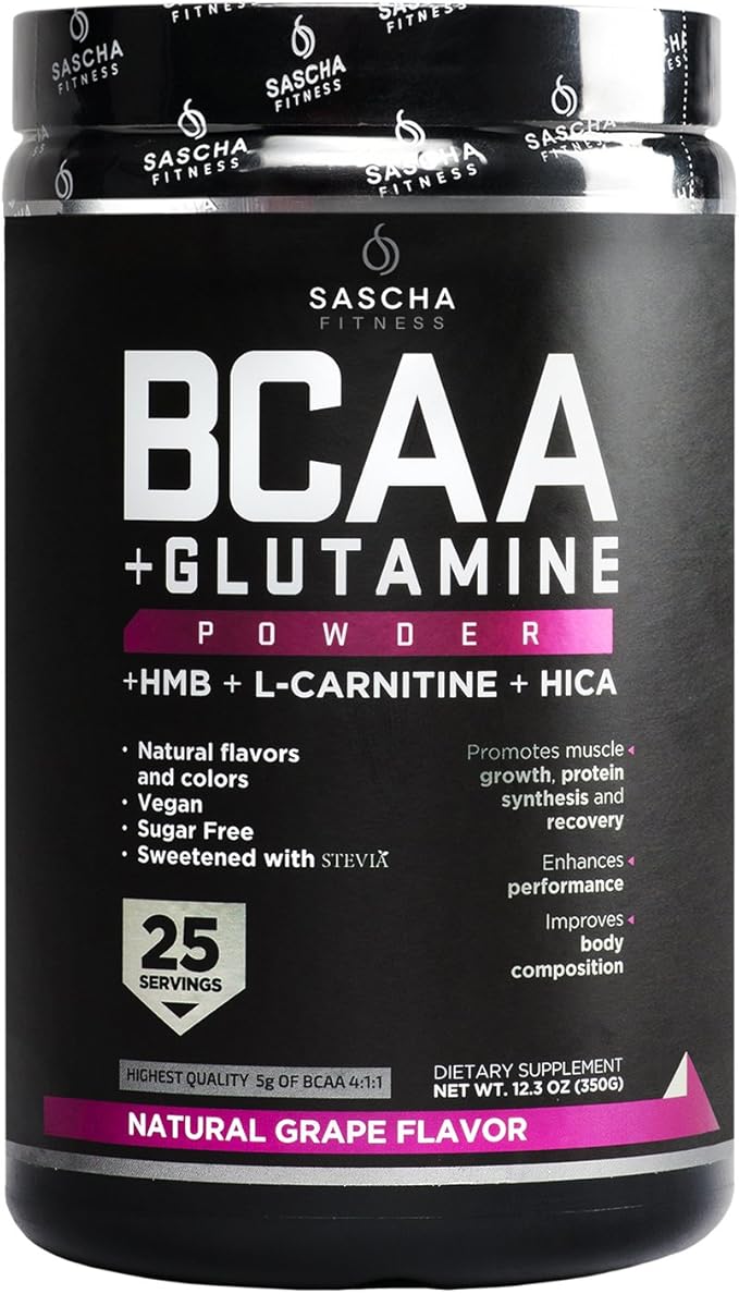 Sascha Fitness BCAA 411 + Glutamine, HMB, LCarnitine