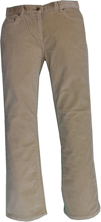 ladies stretch cord jeans