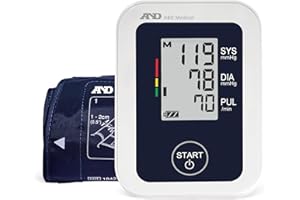 A&D Medical Blood Pressure Monitor for Home Use, UA-651 – Upper Arm Precise BP Machine – Wide Range Cuff (8.6” / 22-42cm), Adults, 4 AA Batteries