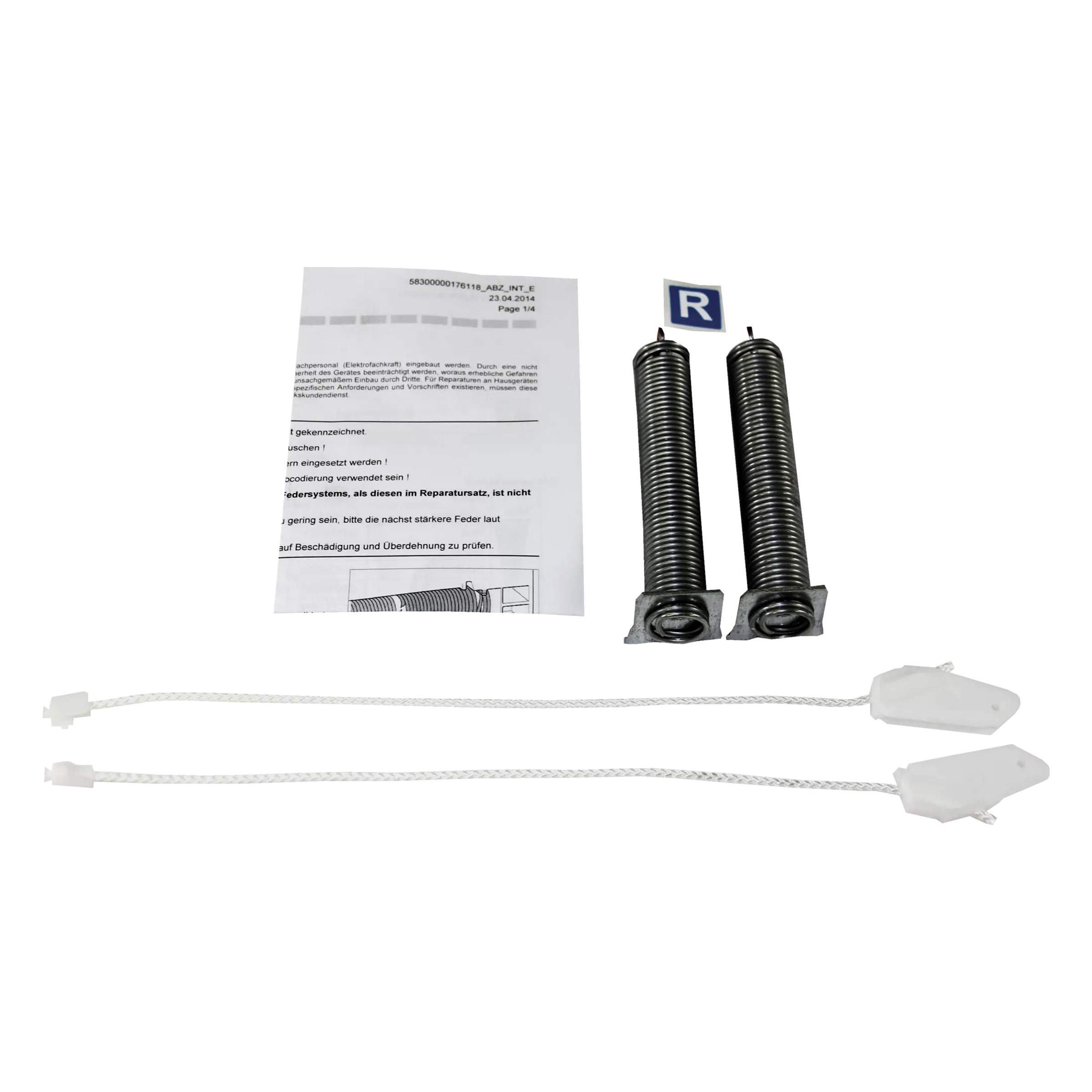 Bosch 00754866 Dishwasher Door Spring Kit Genuine Original Equipment Manufacturer (OEM) Part