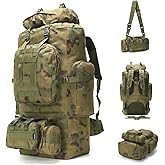 King'sGuard 100L Camping Hiking Backpack Molle Rucksack Military Camping Backpacking Daypack