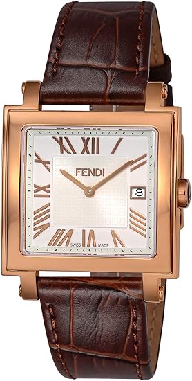 Amazon フェンディ 腕時計 Quadoromen F メンズ 並行輸入品 ブラウン メンズ腕時計 腕時計 通販