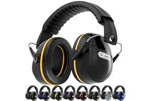 Dr.meter Noise Cancelling Ear Muffs, SNR 31dB Noise Cancelling Headphones for Adults Autism, Hearing Protection Ear Muffs for