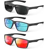 KALIYADI Sports Mens-Sunglasses Women Polarized-Sunglasses-Men: Sun Glasses with UV400 for Driving Running Cycling