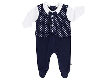 Jacky Baby Jungen Taufanzug Overall festlich Baumwolle