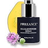 PUREANCE Organic Bakuchiol Plumping Serum - Bakuchiol for Face Skin and Wrinkles - Cellular Restore Serum - With Jojoba Oil, Sea Buckthorn, Camu Camu, Babchi, Maple Leaf Extracts & More - 1 Fl Oz