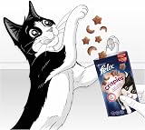 FELIX Crispies Salmon and Trout Cat Treats 45g Pack of 8 view 7