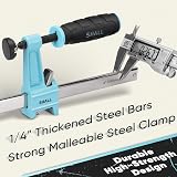 Shall 6-Inch Steel Bar Clamps Set 4-Pack Medium-Duty 600 Lbs F Clamps view 4
