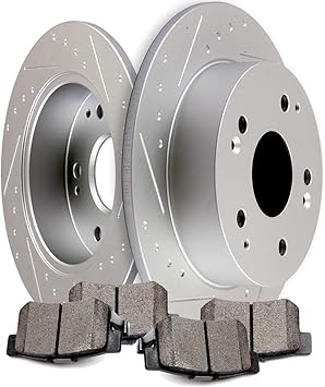 Amazon Com Ocpty Brakes And Rotors Set With 2 Rear Brake Disc Rotots And 4 Ceramic Pads Fit For 1997 2001 For Acura Integra 2002 2006 For Acura Rsx 1998 2002 For Honda Accord 2004 2005 For Honda Civic Automotive