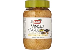 Badia Minced Garlic in Olive Oil 16 oz Pack of 3