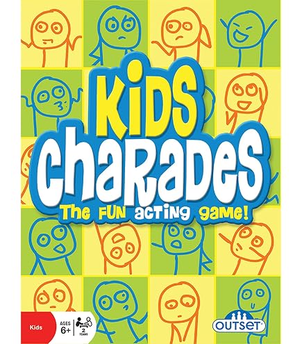 Picture Charades For Kids – Gioco Di Mimica Per Bambini, Senza Lettura, Con 192 Illustrazioni, Outset Media