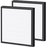 HAP605 Air Purifier Filter 2 Pack, Air Purifier Replacement Filter for XenonLab HAP605 HAP607 & FreAire HAP607 HAP605, High-Efficiency Activated Carbon Filters for HAP607/HAP605 Air Purifier