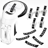 Vixic Embossing Label Maker Vintage 3/8" Tapes 9mm 5 Pack Black view 1