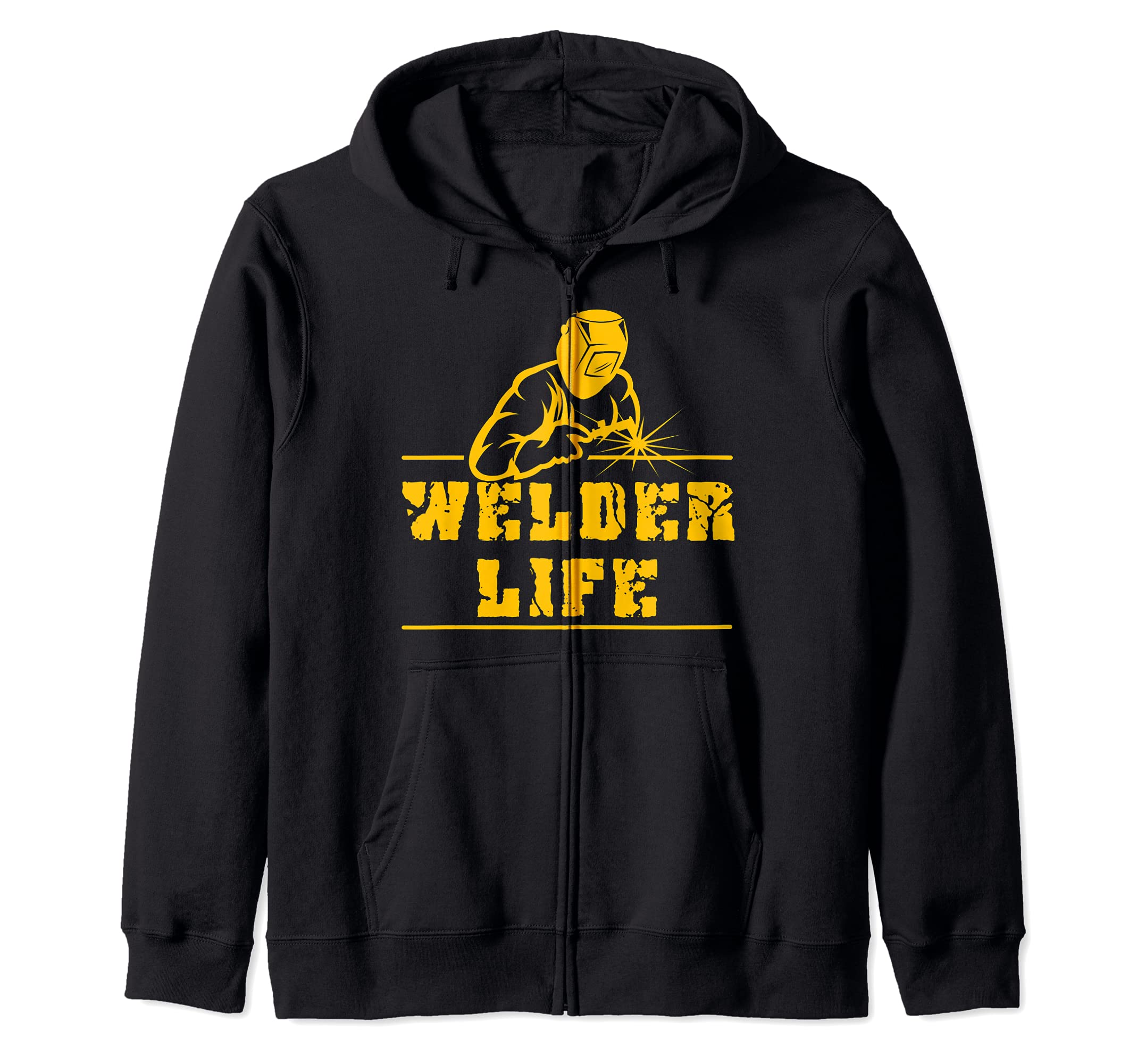 Welder Engineer Life Welding Fabrication Engineering Zip Hoodie