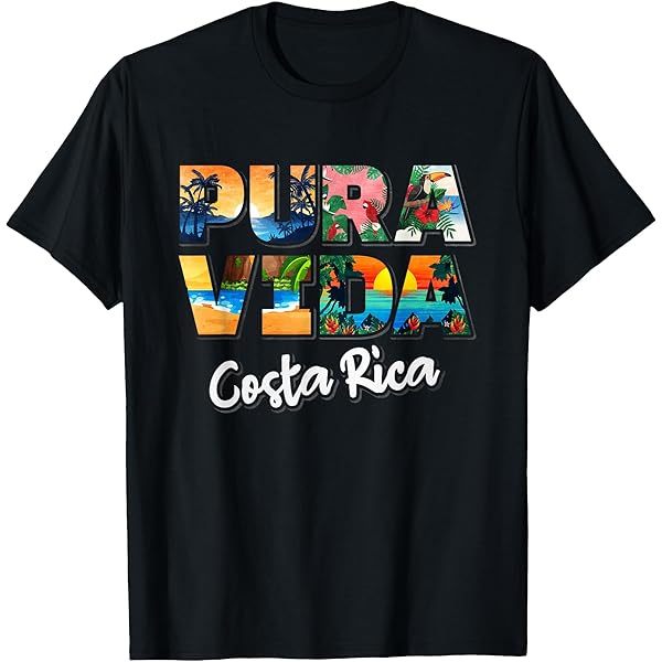 COSTA RICA PURA VIDA Tシャツ USAヴィンテージ夏SALE Amazon.com: Pura Vida Costa Rica Souvenir - Cool Central America
