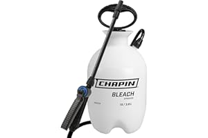 Chapin 20074: Made in The USA Disinfectant Bleach Sprayer, 1-Gallon, Adjustable Cone Nozzle, Compatible with Bleach Solutions