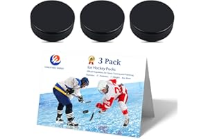 UNBEATABLE ENERGY Hockey Pucks 50 Pack, Hockey Puck (Black), Official Hockey Pucks for Practicing and Classic Training, Ice Hockey Pucks Diameter 3", Thickness 1", 6oz, Hockey Pucks Bulk