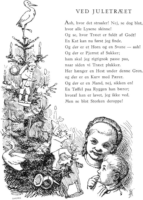 Amazon Peters Jul C1870 Nadmiring The Christmas Tree 彫刻イラスト ピーターズ7月 ピーターズクリスマス デンマークの子供用ストーリー コペンハーゲンc1870ポスタープリント 18 X 24 アートフレーム ポスター オンライン通販