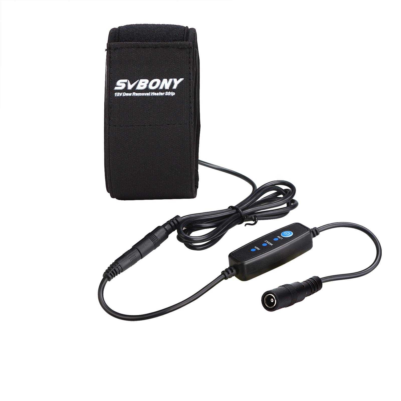 Svbony SV192 Lens Warmer, Lens Heater Warmer Dew, 480mm 12V Temperature Regulator Universal Dew Heater Strip for Telescope Camera