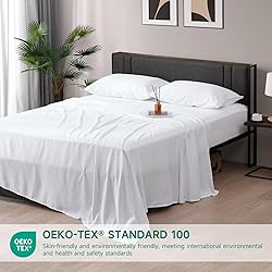 4 Piece Queen Size Bed Set, Upgraded Cooling Deep
