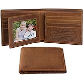 Fodiyaer Personalized Engraved Wallet - Graduation Gifts for Son, Birthday & Christmas