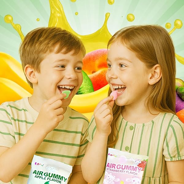 SOFT & CHEWY CANDIES 7 PACKS, MARSHMALLOWS GUMMIES CANDY BULK, SWEET & SOUR CHEWS CANDY GUMMY NET 350G, NATURAL DYES & FLAVORS, INDIVIDUALLY WRAPPED FRUITY SNACK PACKS (STRAWBERRY/APPLE/GRAPE/YOGURT)