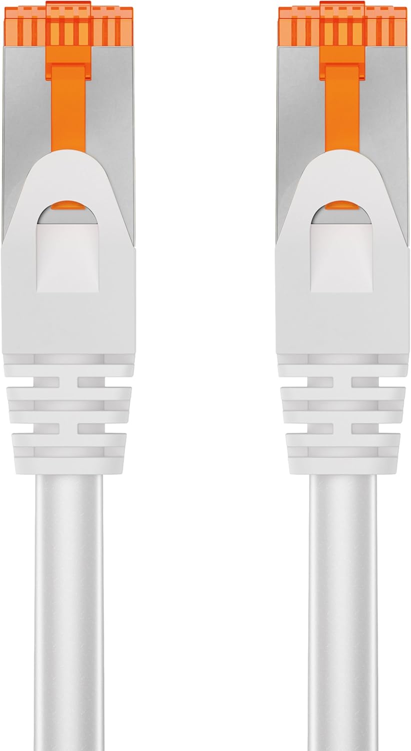 mumbi Ethernet LAN Network Cable White 200cm, 2.00m - Image 4