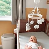 Nuby Penguin Musical Cot Mobile for Babies – Adjustable Arm, 5 Melodies view 3